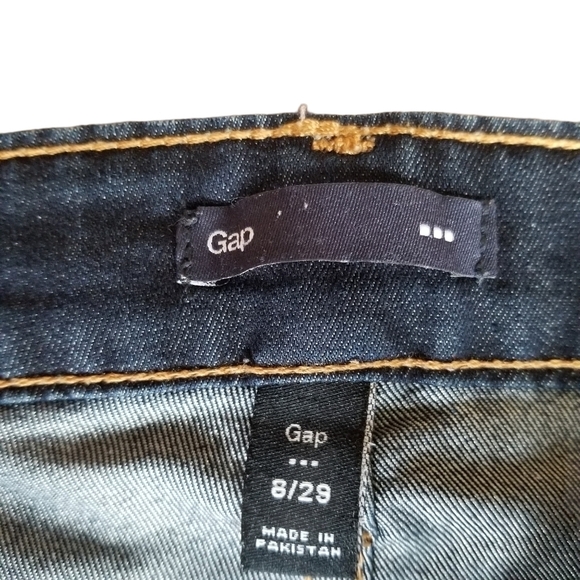 Gap  Dark Blue Denim Stretch Jeans size 8 - Picture 7 of 11